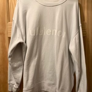 Lululemon perfectly oversized crew with graphic